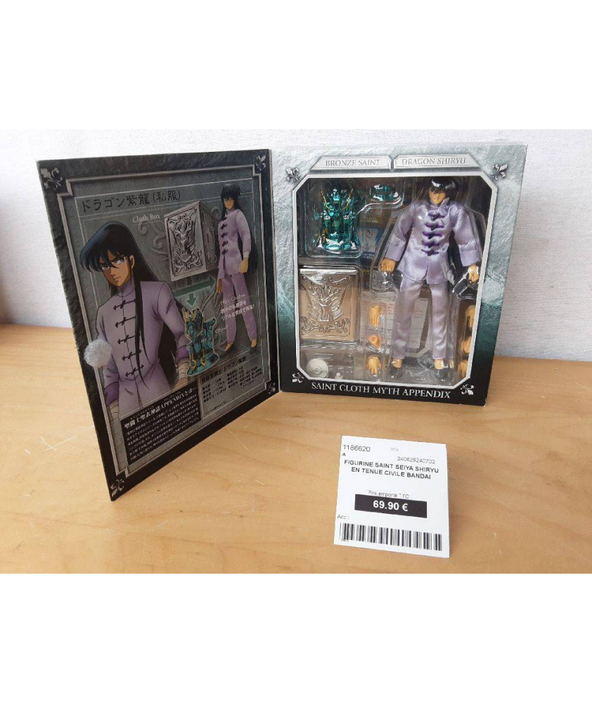 FIGURINE SAINT SEIYA SHIRYU EN TENUE CIVILE BANDAI FIGURINE SAINT SEIYA SHIRYU EN TENUE CIVILE BANDAI