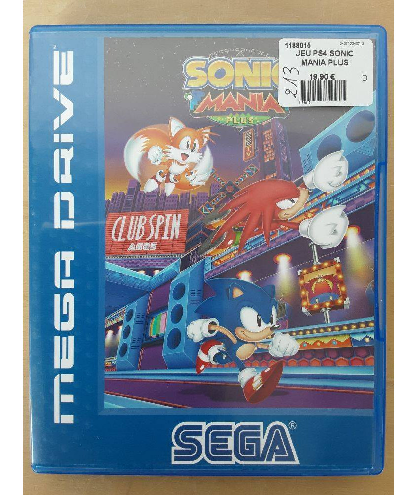 JEU PS4 SONIC MANIA PLUS 