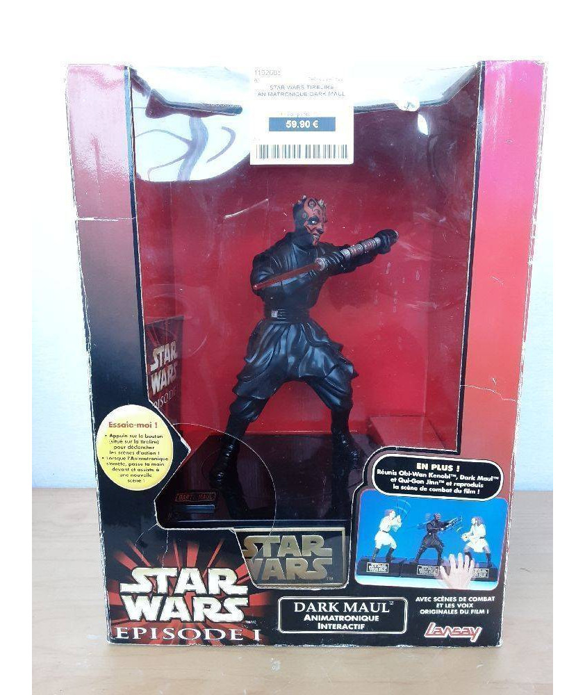 STAR WARS TIRELIRE ANIMATRONIQUE DARK MAUL 