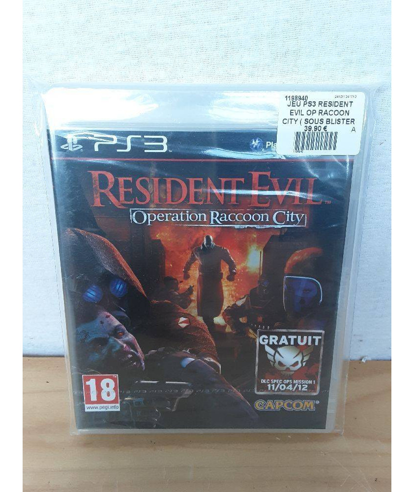 JEU PS3 RESIDENT EVIL OP RACOON CITY ( SOUS BLISTER ) JEU PS3 RESIDENT EVIL OP RACOON CITY ( SOUS BLISTER )