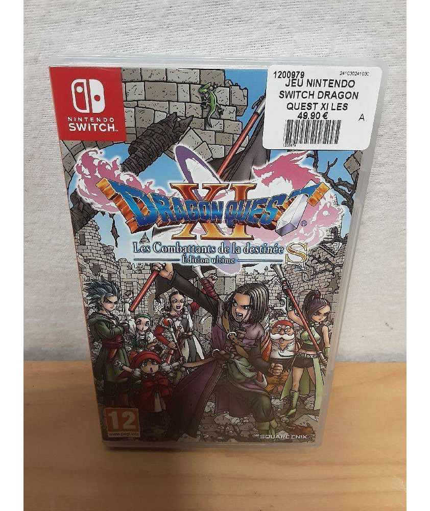 JEU NINTENDO SWITCH DRAGON QUEST XI LES COMBATTANTS DE LA DESTINÉE