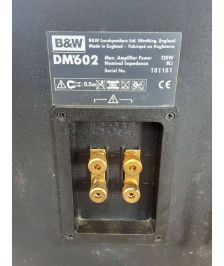 ENCEINTES B&W DM602 S2 120W LA PAIRE