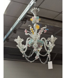 LUSTRE MURANO 6 BRANCHES