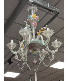 LUSTRE MURANO 6 BRANCHES