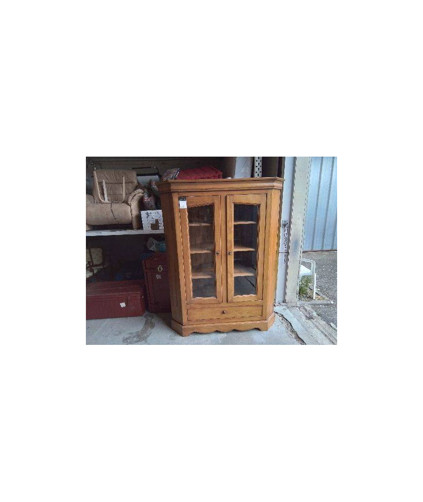 PETITE ARMOIRE D’ANGLE DE STYLE CAMPAGNARD