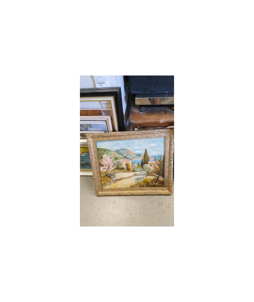 CADRE HUILE SUR TOILE