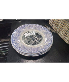 ASSIETTES SARREGUEMINES X3 