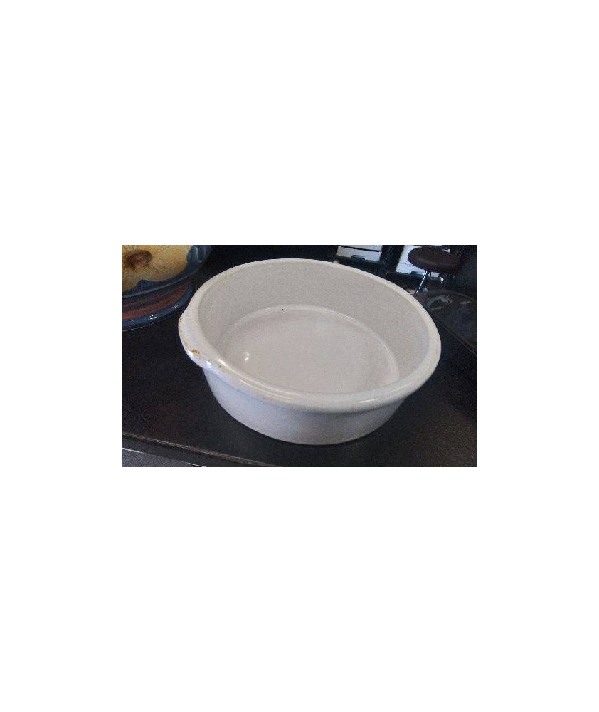 PLAT ROND BLANC 