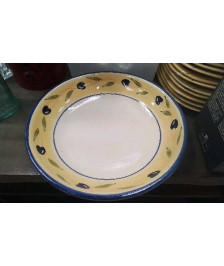 PLAT CREUX JAUNE/ BLEU