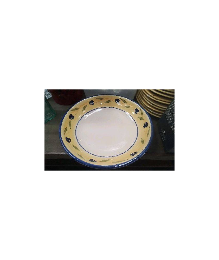PLAT CREUX JAUNE/ BLEU