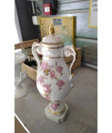 VASE COUVERT ROSE DOREE