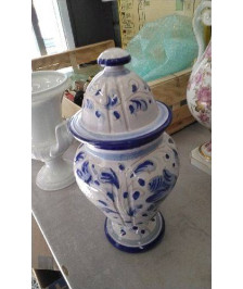 VASE COUVERT BLEU