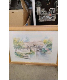 CADRE LE MOULIN A EAU