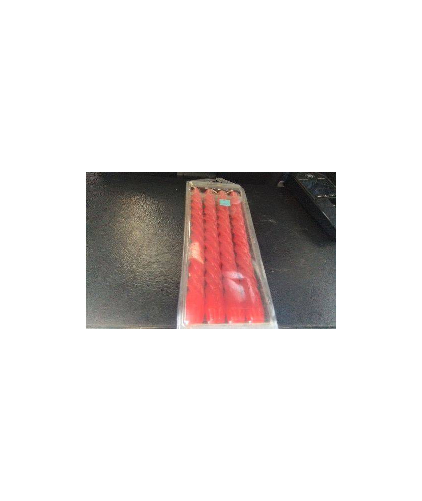 BOUGIES ROUGES X4 