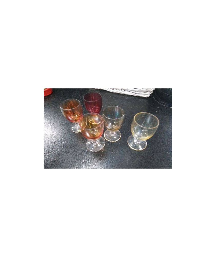 VERRES A LIQUEUR X5 