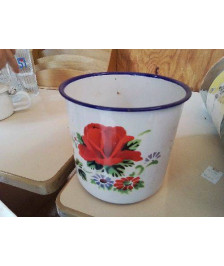 TASSE EN TOLE ÉMAILLÉE 