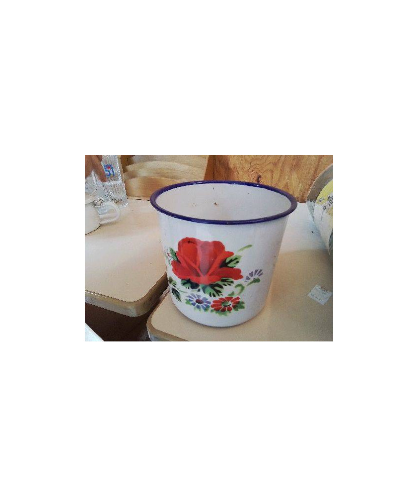 TASSE EN TOLE ÉMAILLÉE 