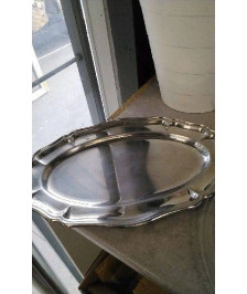 PLAT OVALE INOX