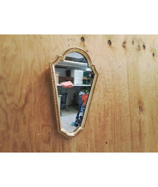 MIROIR BORDURE DORÉ 
