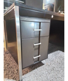 BUREAU MÉTALLIQUE SANS CLE 