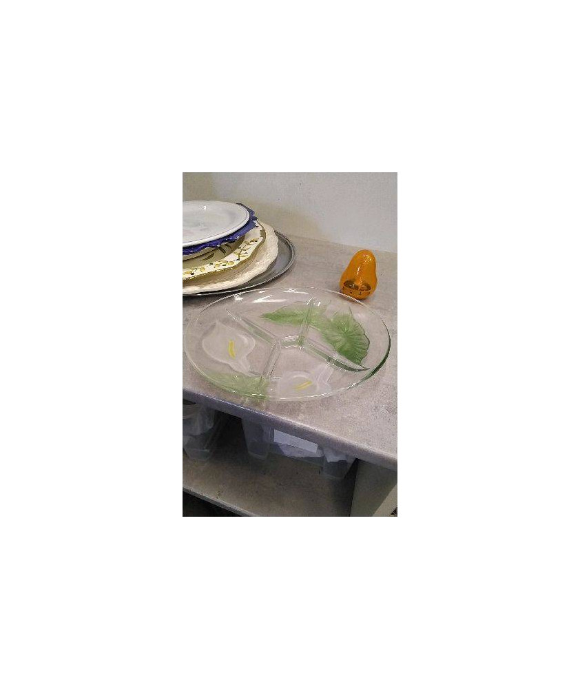 PLAT COMPARTIMENTS VERRE 
