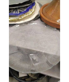 PLAT ROND VERRE 