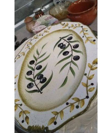 PLAT OVALE OLIVES GM