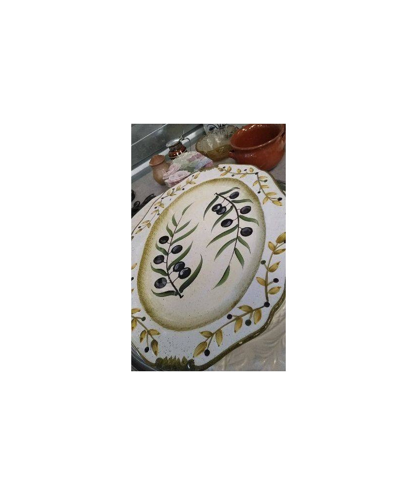 PLAT OVALE OLIVES GM