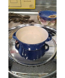 PLAT ROND BLEU