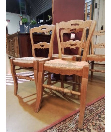 CHAISES LOT DE 4