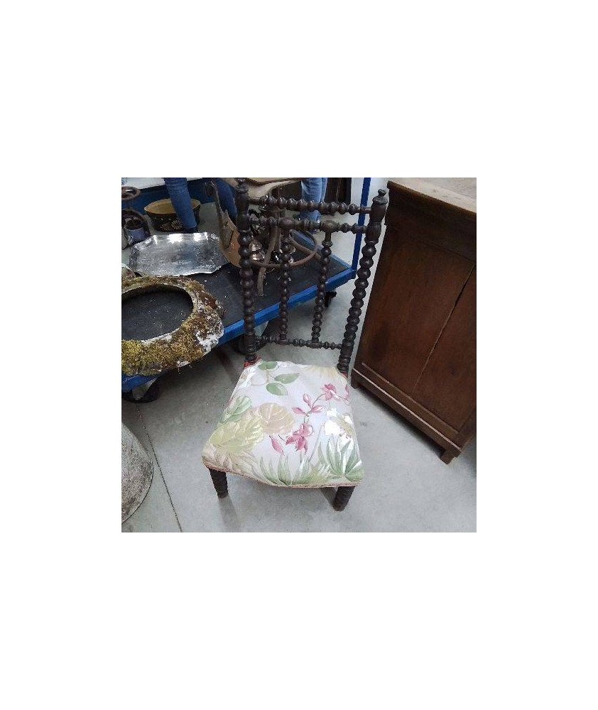 CHAISE TISSU FLEURS
