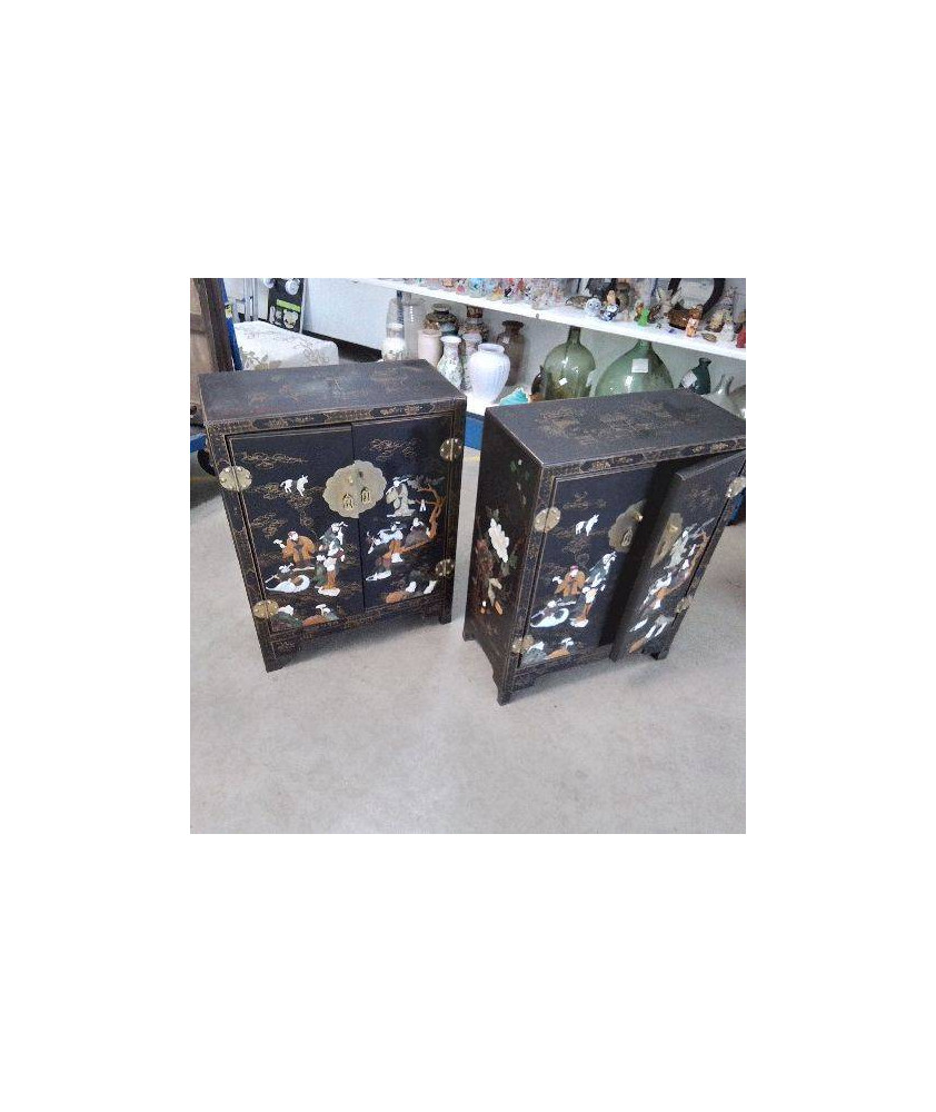 BUFFET STYLE ASIATIQUE 2 PORTES