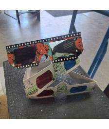 LOT LUNETTES 3D VINTAGE