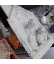 BAS RELIEF PLATRE