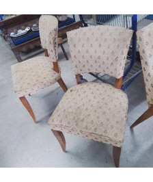 PAIRE DE CHAISES VINTAGE A RESTAURER