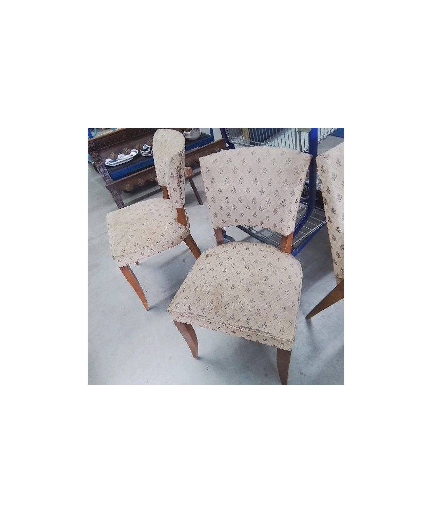 PAIRE DE CHAISES VINTAGE A RESTAURER