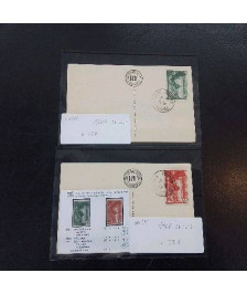 TIMBRE VICTOIRE DE SAMOTHRACE SUR LETTRE 110€ DE COTE