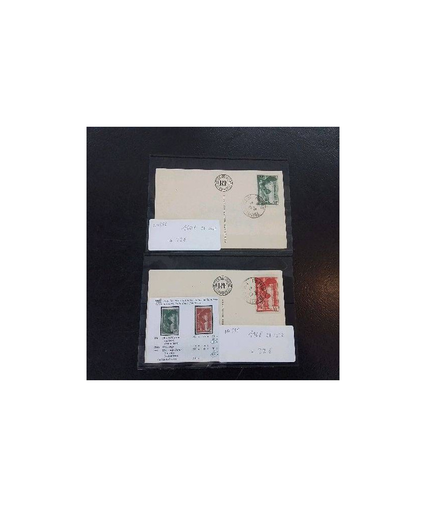 TIMBRE VICTOIRE DE SAMOTHRACE SUR LETTRE 110€ DE COTE