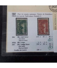 TIMBRE VICTOIRE DE SAMOTHRACE SUR LETTRE 110€ DE COTE