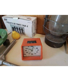 REVEIL ORANGE VINTAGE ANNÉE 70
