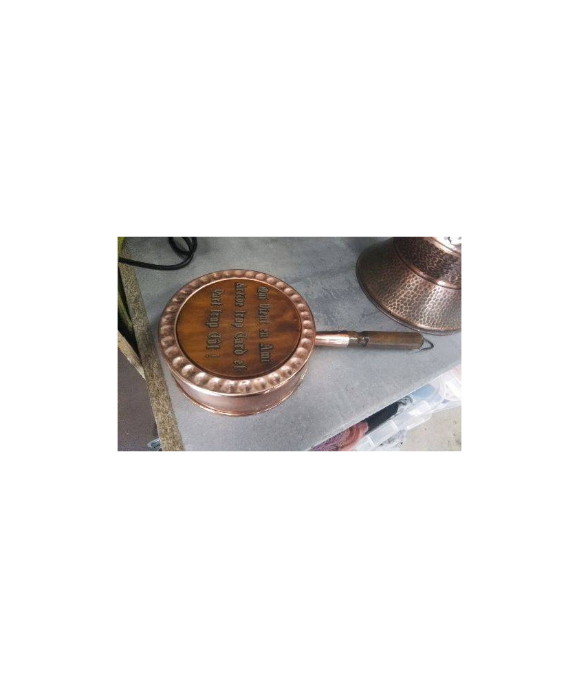 CASSEROLE DECO CUIVRE 