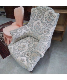 FAUTEUIL BLANC BLEU