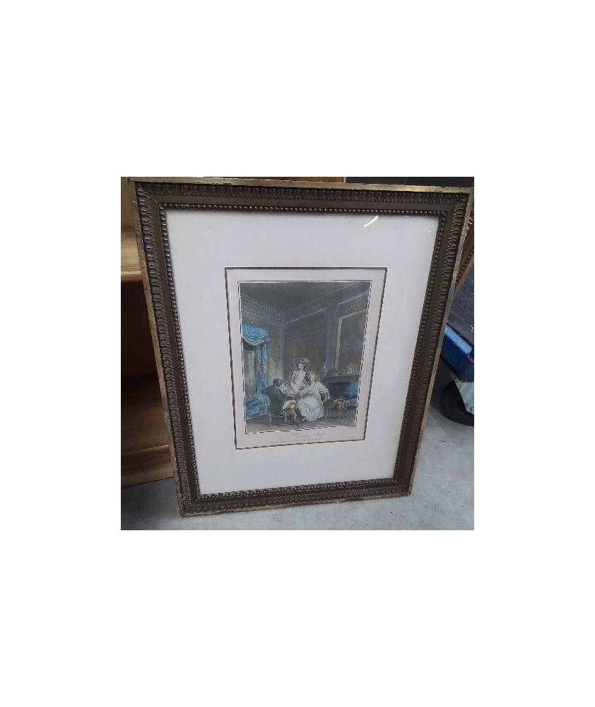 GRAVURE DEJEUNER ANGLAIS