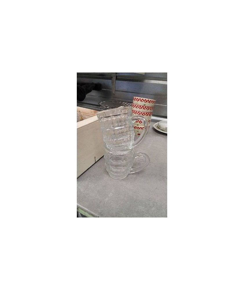 TASSES VERRE X2