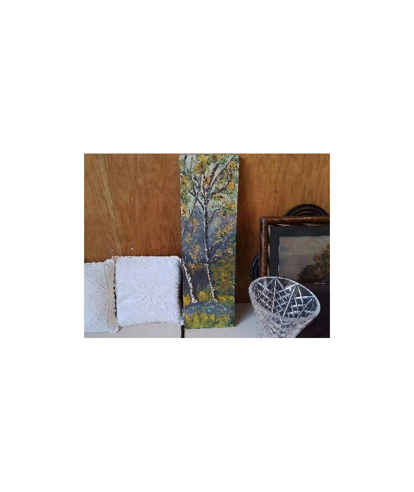 PEINTURE AUX COUTEAUX ’BOULEAU’
