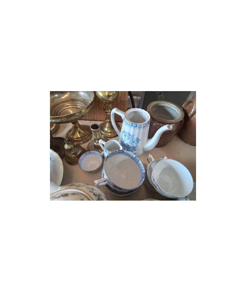SERVICE À THÉ BLEU 