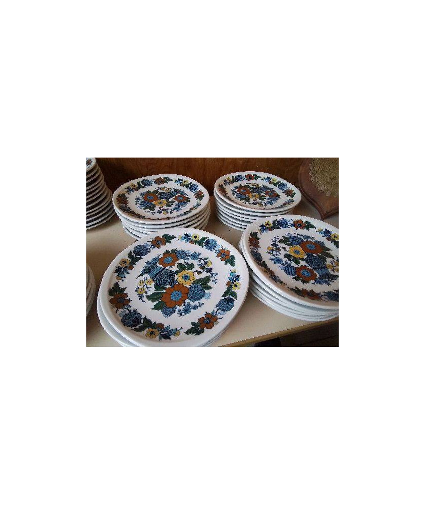 LOT DE 6 ASSSIETES EN PORCELANE PILLIVUYT