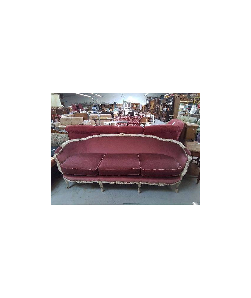 BANQUETTE 3 PLACES LOUIS XV 