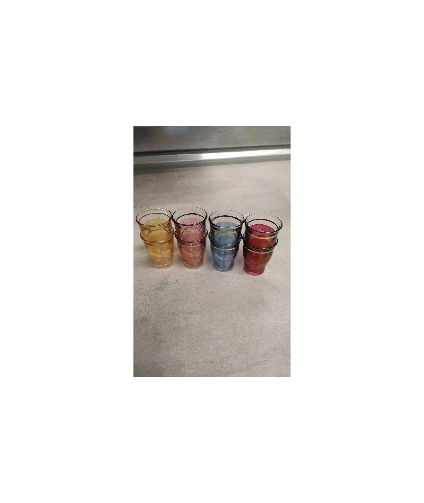 VERRES A LIQUEUR X8