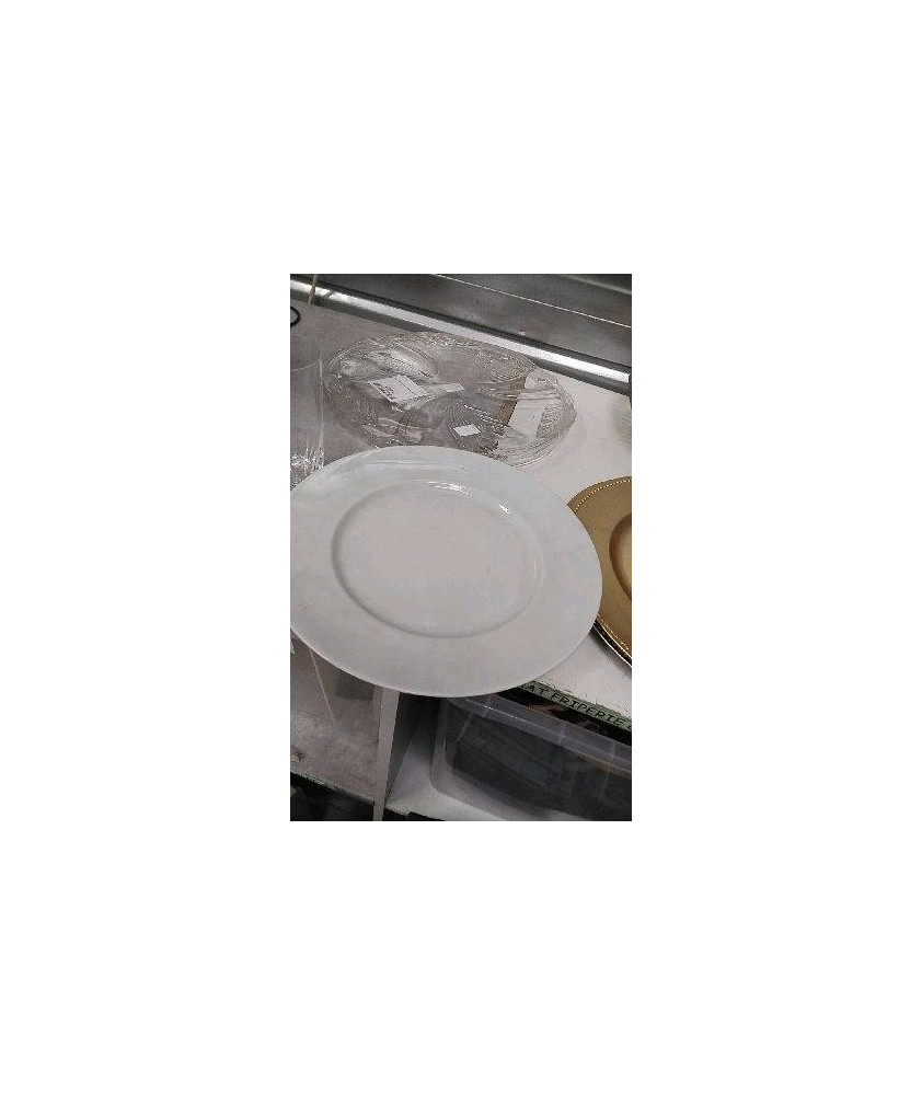 PLAT ROND BLANC 